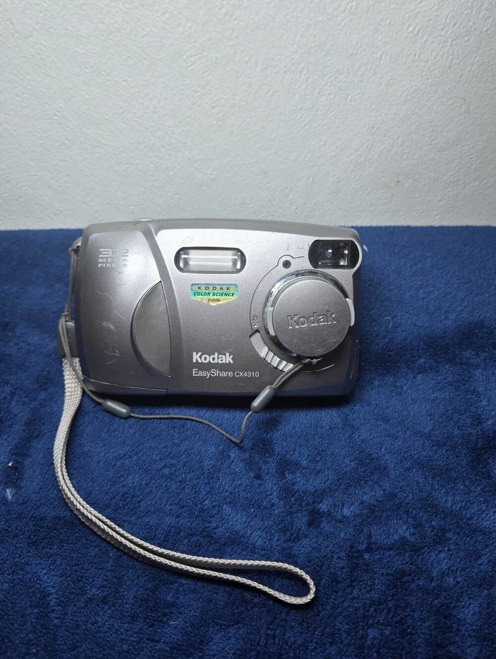 Kodak Easy CX4310 3.2MP Digital Camera Silver Tested -Works